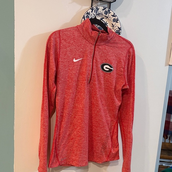 Nike ACG Tops - Ladies GEORGIA BULLDOGS NIKE QUARTER ZIP